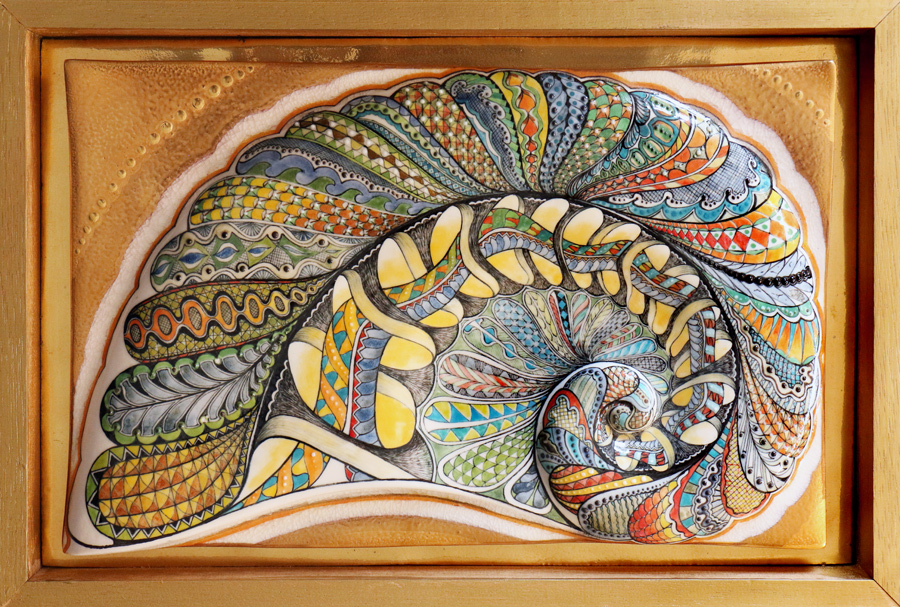 Spiral Plaque - Shell